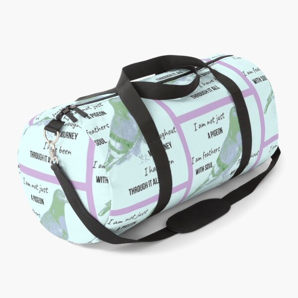 Item preview, Not Just A Pigeon Poem - Animal Advocacy and Rescue, Purple and Turquoise Color designed and sold by Julia N.