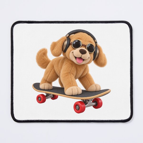Item preview, Plushy Pup Skateboard Adventure designed and sold by Russell Thorne.