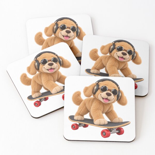 Item preview, Plushy Pup Skateboard Adventure designed and sold by Russell Thorne.