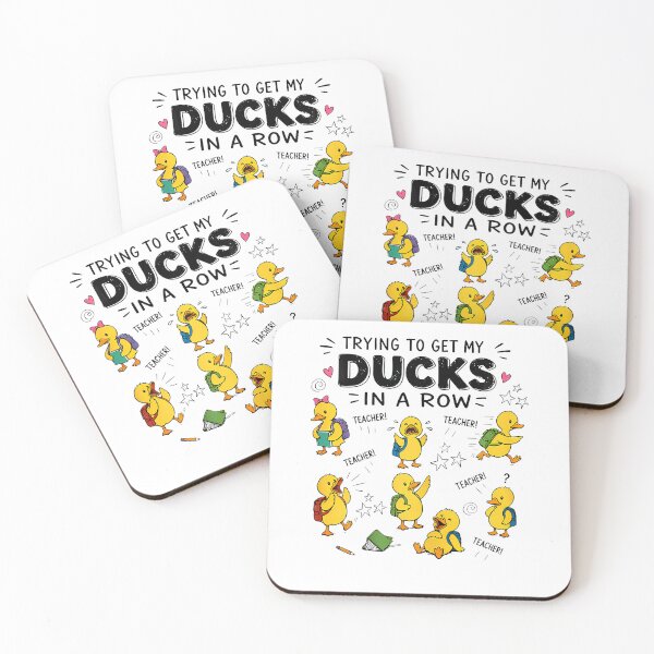Item preview, Trying To Get My Ducks In A Row Teacher designed and sold by Eat-Apples.