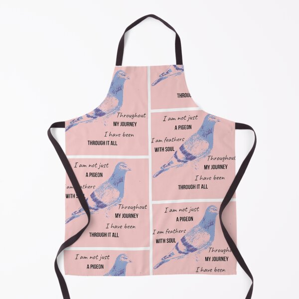 Item preview, Not Just A Pigeon Poem - Animal Advocacy and Rescue, Blue and Pink Color designed and sold by Julia N.