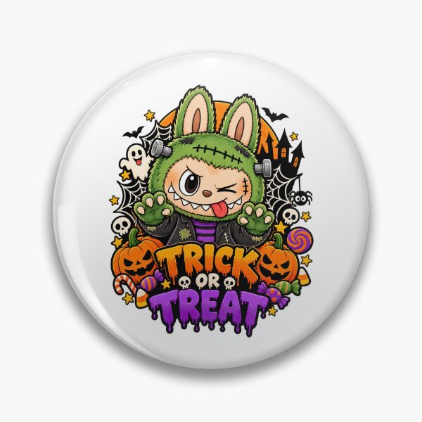 Item preview, Labubu Halloween, Labubu The Monster, Spooky Labubu Trick Or Treat Halloween Monster designed and sold by graphic-genie.