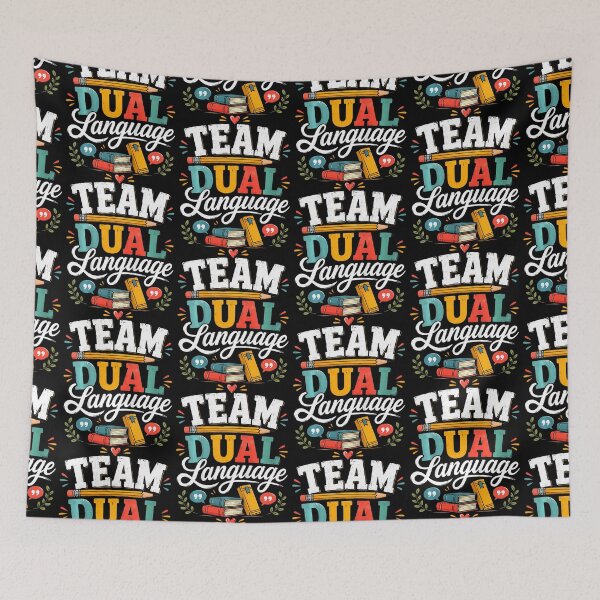 Item preview, Education Team Bilingual Dual Language Teacher designed and sold by Eat-Apples.