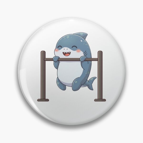 Item preview, Cute Shark Pull Up designed and sold by Nature's Chibis.