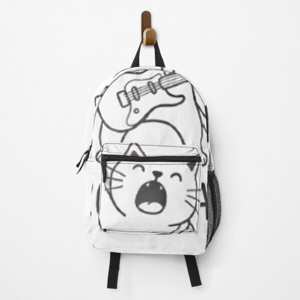 Item preview, Rock Cat Playing Electric Guitar designed and sold by Linework Studio.