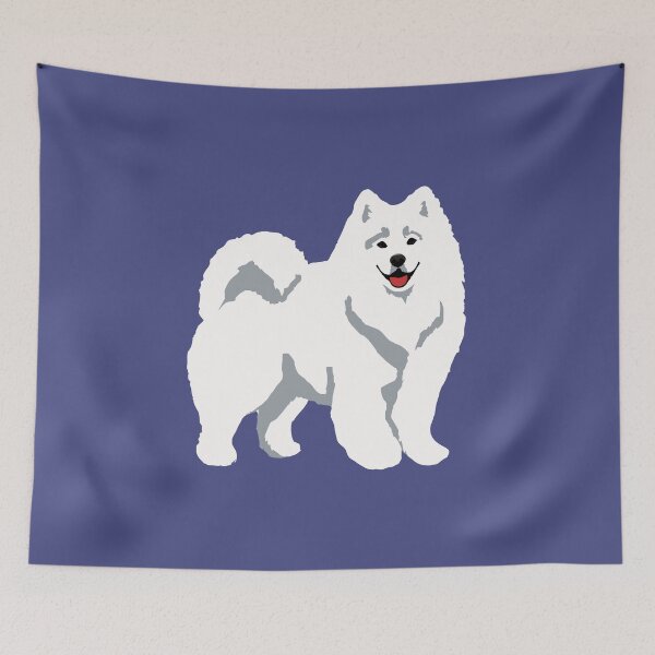 Item preview, Fluffy white Samoyed dog designed and sold by donwillisjrart.