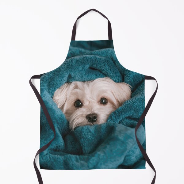 Item preview, Coton de Tulear Puppy in Blanket 01 designed and sold by Elisabeth Lucas.