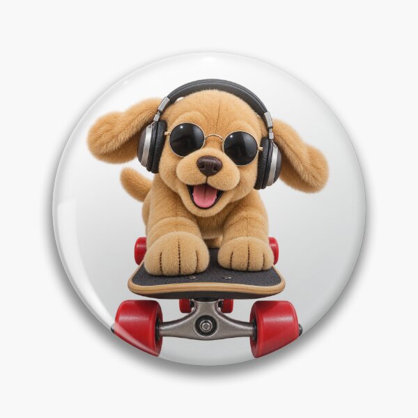 Item preview, Plushy Pup Skateboard Adventure Venice Beach designed and sold by Russell Thorne.