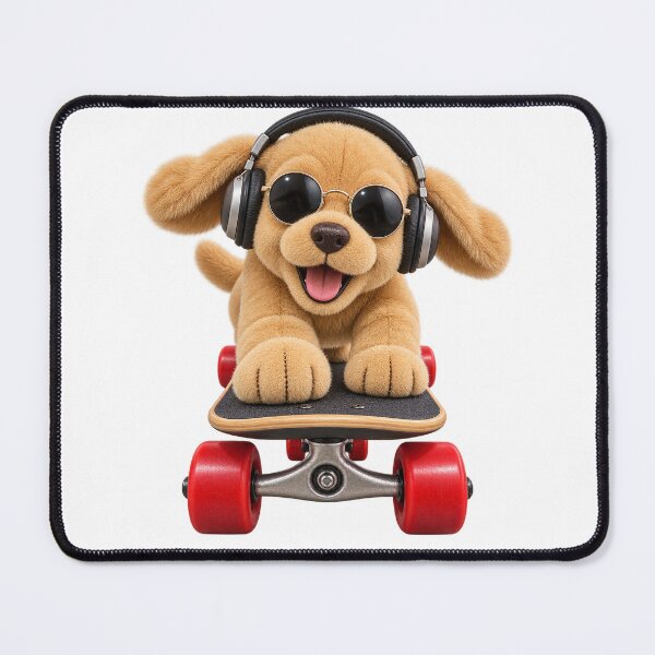 Item preview, Plushy Pup Skateboard Adventure Venice Beach designed and sold by Russell Thorne.