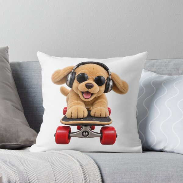 Item preview, Plushy Pup Skateboard Adventure Venice Beach designed and sold by Russell Thorne.