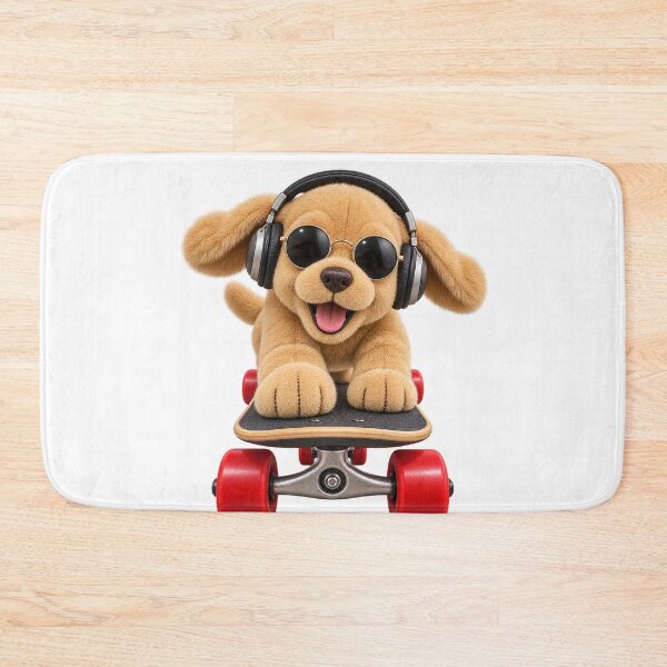 Item preview, Plushy Pup Skateboard Adventure Venice Beach designed and sold by Russell Thorne.