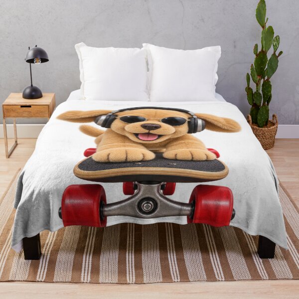 Item preview, Plushy Pup Skateboard Adventure Venice Beach designed and sold by Russell Thorne.