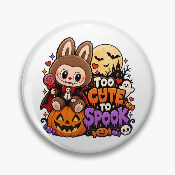 Item preview, Labubu Halloween, Labubu The Monster, Too Cute To Spook Labubu Halloween Cute Monster designed and sold by graphic-genie.