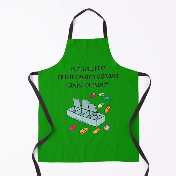 Item preview, Is it a pill box? Or is it a anxiety disorder advent calendar? designed and sold by Chronic Illness Awareness Shop.