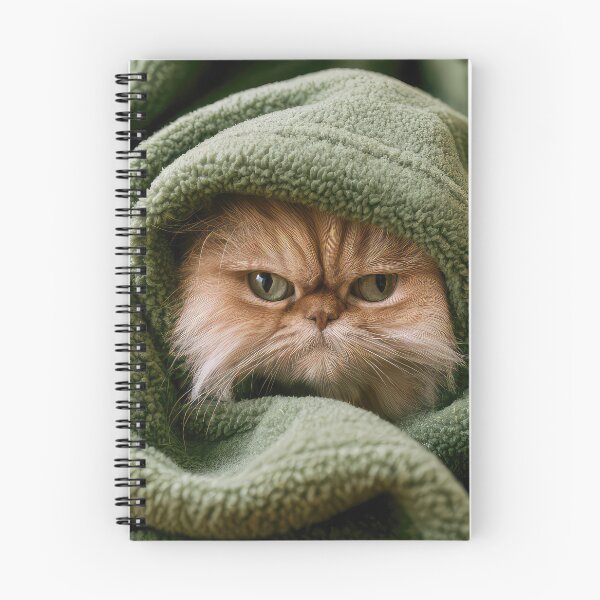 Item preview, Persian Cat in Blanket 01 designed and sold by Elisabeth Lucas.