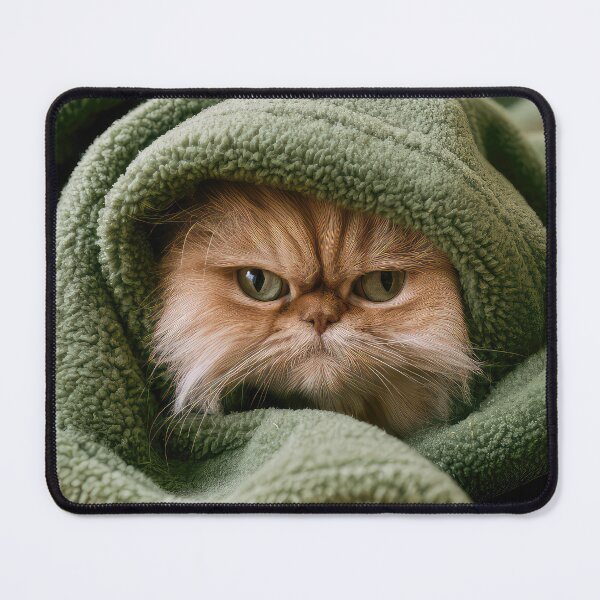 Item preview, Persian Cat in Blanket 01 designed and sold by Elisabeth Lucas.