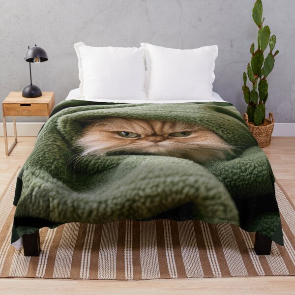 Item preview, Persian Cat in Blanket 01 designed and sold by Elisabeth Lucas.