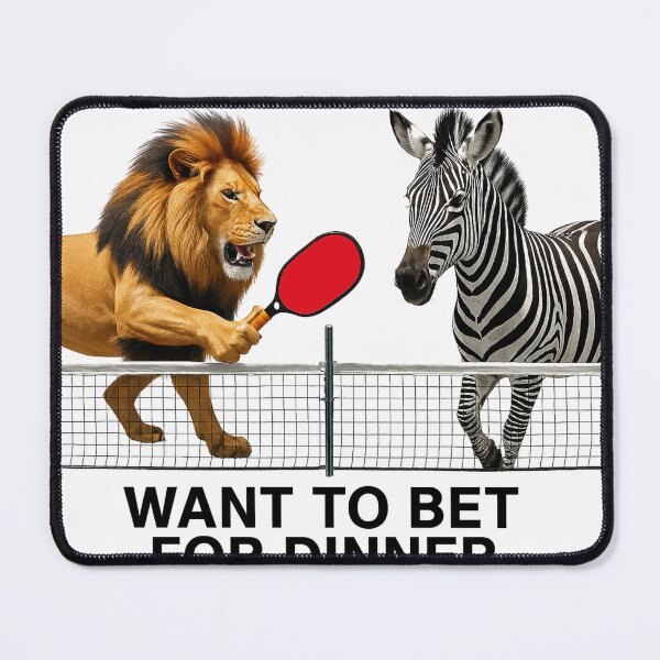 Item preview, FUNNY BETTING ON PICKLEBALL ai generated created by frasues designed and sold by frasues.