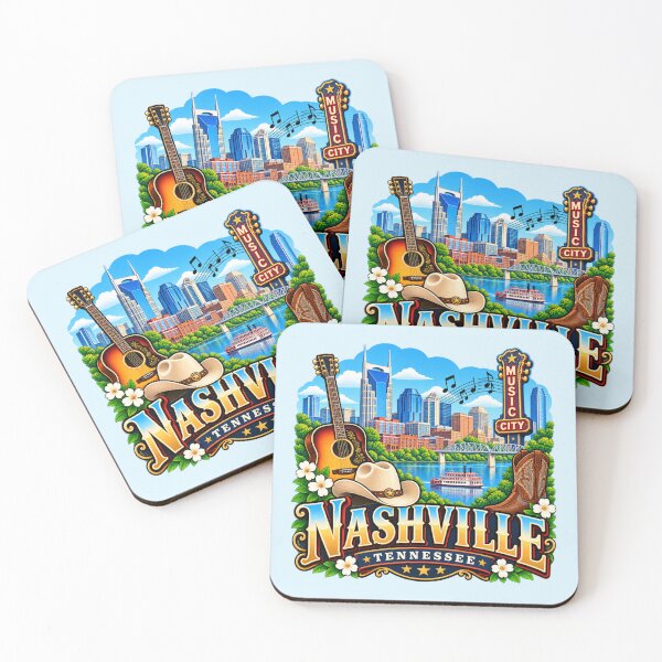 Item preview, Nashville, Tennessee - Country Music Design designed and sold by Myra365Art.