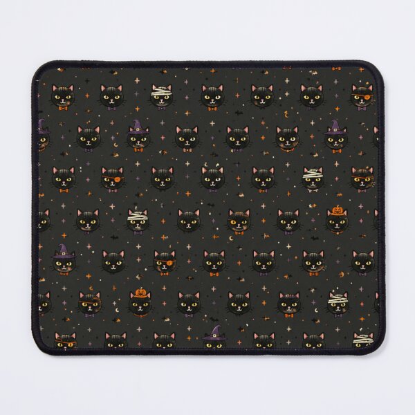 Item preview, Magical Black Cat Halloween Print designed and sold by LyssasMindArt.