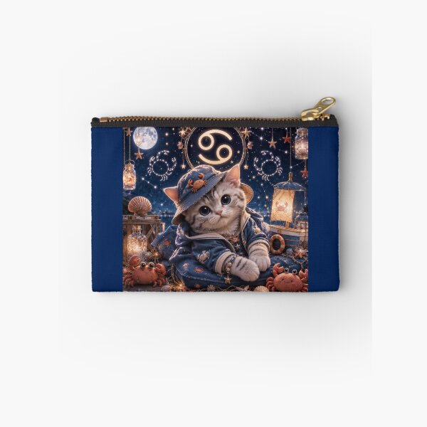 Item preview, Cancer Cat Zodiac Ocean Hip Hop Streetwear designed and sold by Soluna Studio.