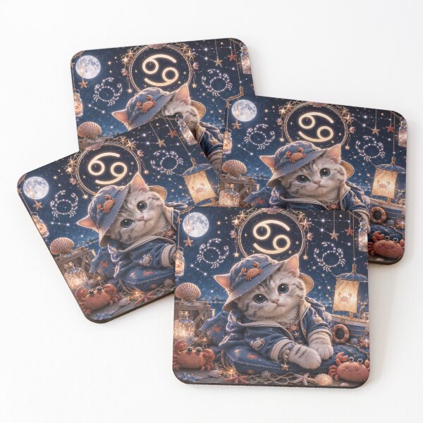 Item preview, Cancer Cat Zodiac Ocean Hip Hop Streetwear designed and sold by Soluna Studio.