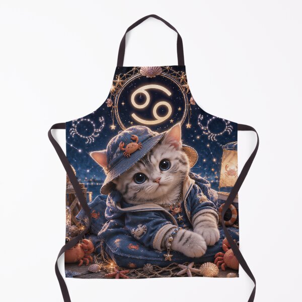 Item preview, Cancer Cat Zodiac Ocean Hip Hop Streetwear designed and sold by Soluna Studio.