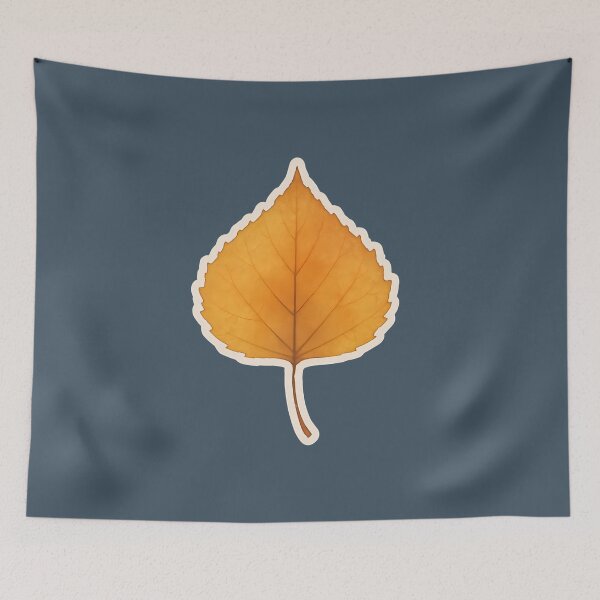 Item preview, Watercolor Botanical Leaves Nature Inspired Collection: Poplar designed and sold by PinUpPizzazz.