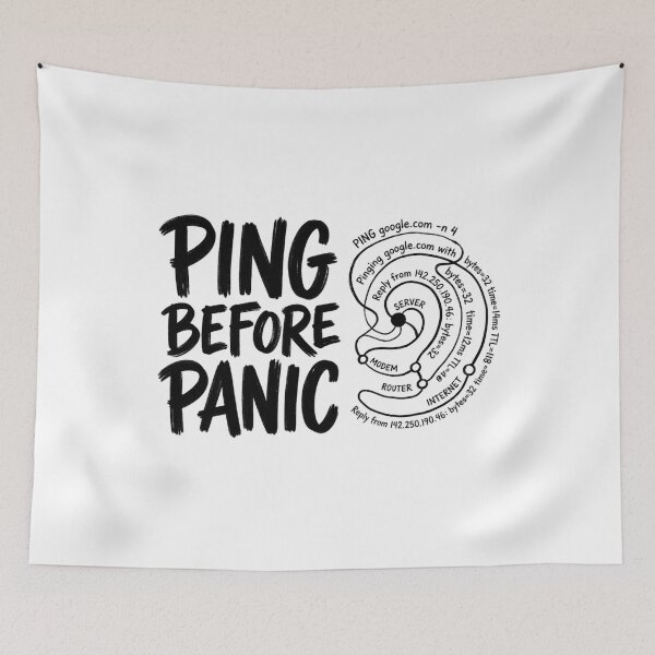 Item preview, Ping Before Panic designed and sold by Umbra Atelier.