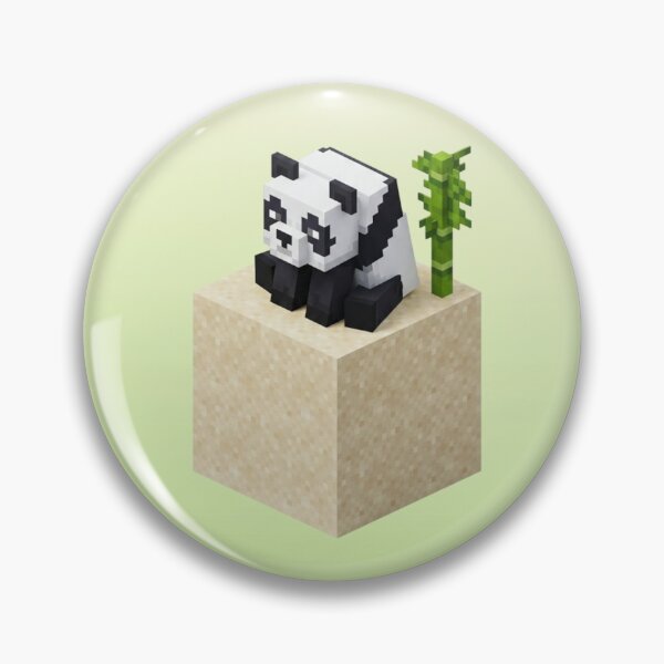 Item preview, Minecraft Panda Block Buddy (Green) designed and sold by LyssasMindArt.