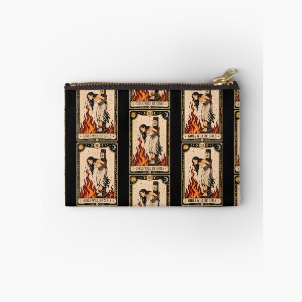 Item preview, Girl Will Be Girls Burn Witches Cigarette Lover Tarot Card designed and sold by Eat-Apples.