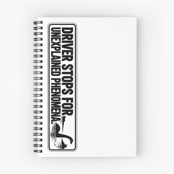 Item preview, BUMPS IN THE ROAD COLLECTION - ⭐ HALLOWEEN EDITION ⭐ - DRIVER STOPS FOR UNEXPLAINED PHENOMENA. - Loch Ness Monster aka Nessie in Scotland designed and sold by WheelieGdArt.