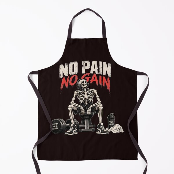 Item preview, No Pain No Gain Skeleton Gym designed and sold by PopNInk.