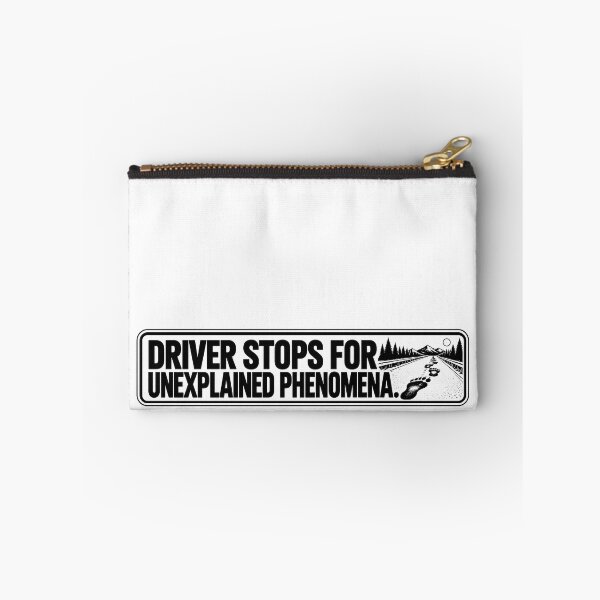 Item preview, BUMPS IN THE ROAD COLLECTION - ⭐ HALLOWEEN EDITION ⭐ - DRIVER STOPS FOR UNEXPLAINED PHENOMENA. - Monster footprints designed and sold by WheelieGdArt.