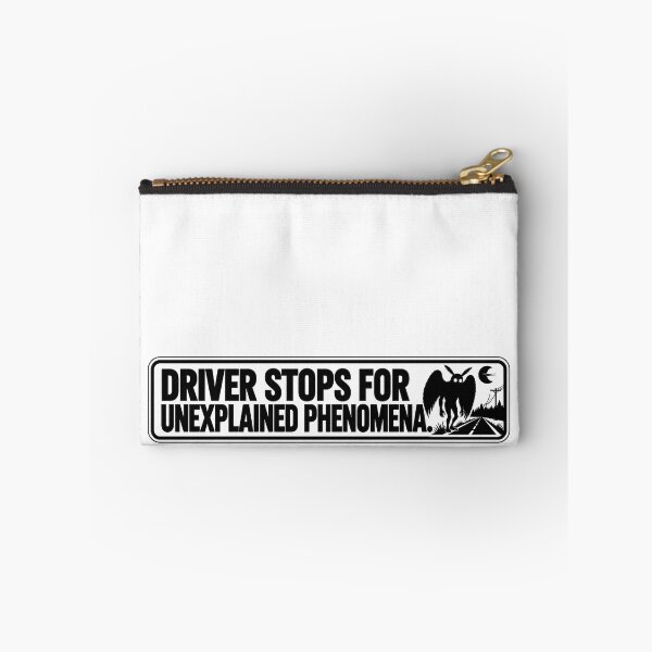 Item preview, BUMPS IN THE ROAD COLLECTION - ⭐ HALLOWEEN EDITION ⭐ - DRIVER STOPS FOR UNEXPLAINED PHENOMENA. - Mothman beside the highway designed and sold by WheelieGdArt.