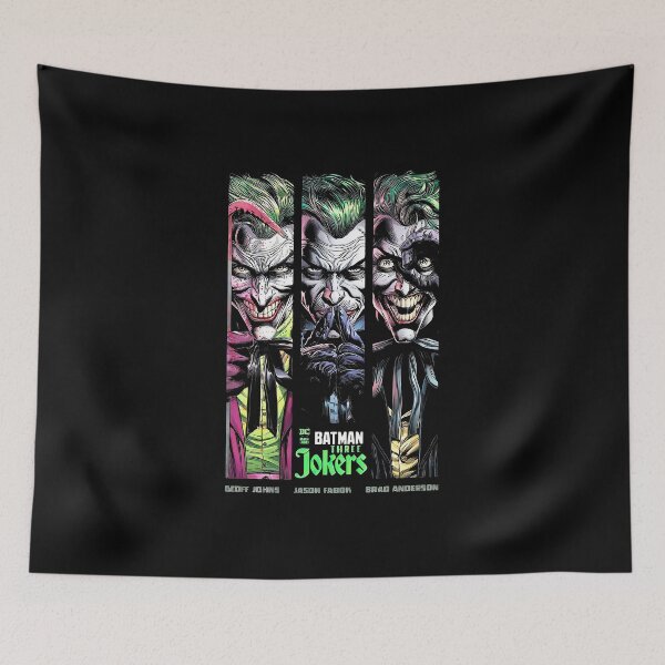 Item preview, Three Jokers Neon Comic Book Portrait designed and sold by ReginaSeidman.