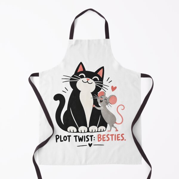 Item preview, Plot Twist Besties – Cute Cat and Mouse Friendship designed and sold by zzz888.