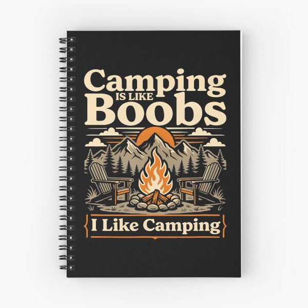 Item preview, Camping Is Like Boobs Funny Campfire Camper Mens Womens designed and sold by Eat-Apples.