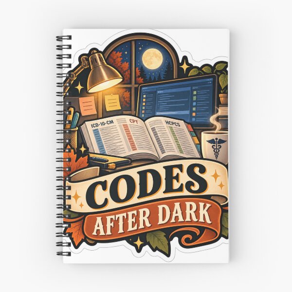 Item preview, Codes After Dark Medical Coder designed and sold by supertae.