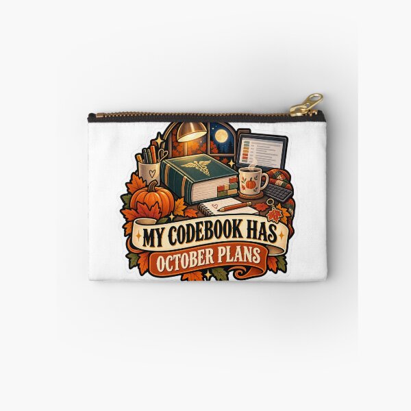 Item preview, My Codebook Has October Plans Medical Coder designed and sold by supertae.
