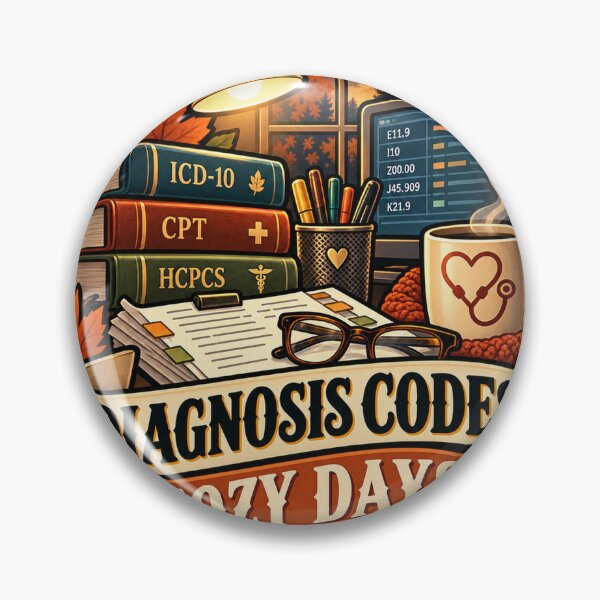 Artikelvorschau, Diagnosecodes, Cozy Days Medical Coder entworfen und verkauft von supertae.