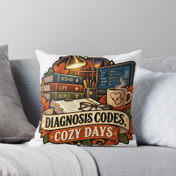 Item preview, Diagnosis Codes, Cozy Days Medical Coder designed and sold by supertae.
