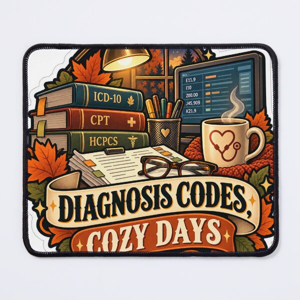 Item preview, Diagnosis Codes, Cozy Days Medical Coder designed and sold by supertae.