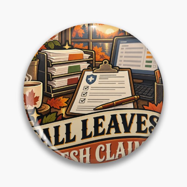Item preview, Fall Leaves, Fresh Claims Medical Coder designed and sold by supertae.
