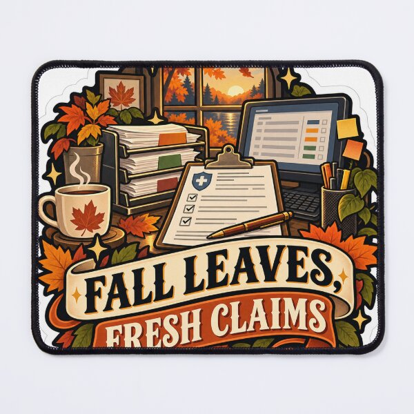 Item preview, Fall Leaves, Fresh Claims Medical Coder designed and sold by supertae.