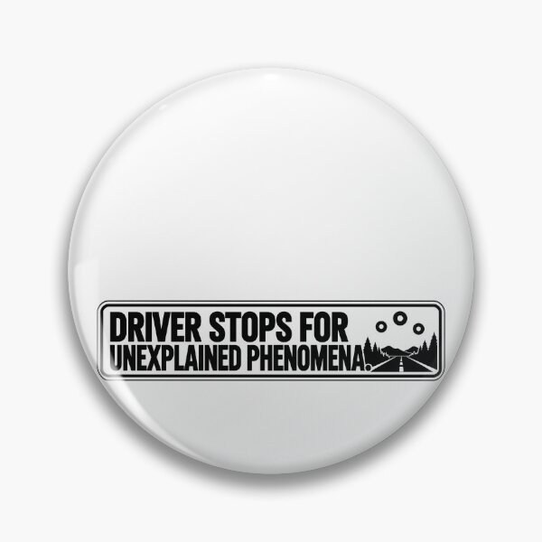 Item preview, BUMPS IN THE ROAD COLLECTION - ⭐ HALLOWEEN EDITION ⭐ - DRIVER STOPS FOR UNEXPLAINED PHENOMENA. - Three mysterious lights in the sky designed and sold by WheelieGdArt.