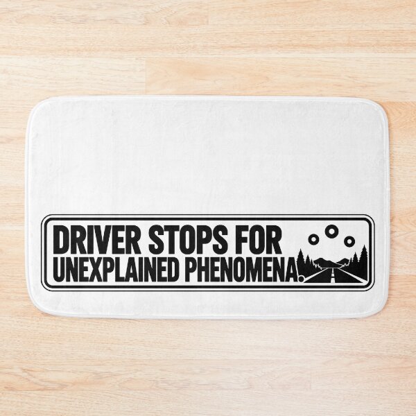 Item preview, BUMPS IN THE ROAD COLLECTION - ⭐ HALLOWEEN EDITION ⭐ - DRIVER STOPS FOR UNEXPLAINED PHENOMENA. - Three mysterious lights in the sky designed and sold by WheelieGdArt.