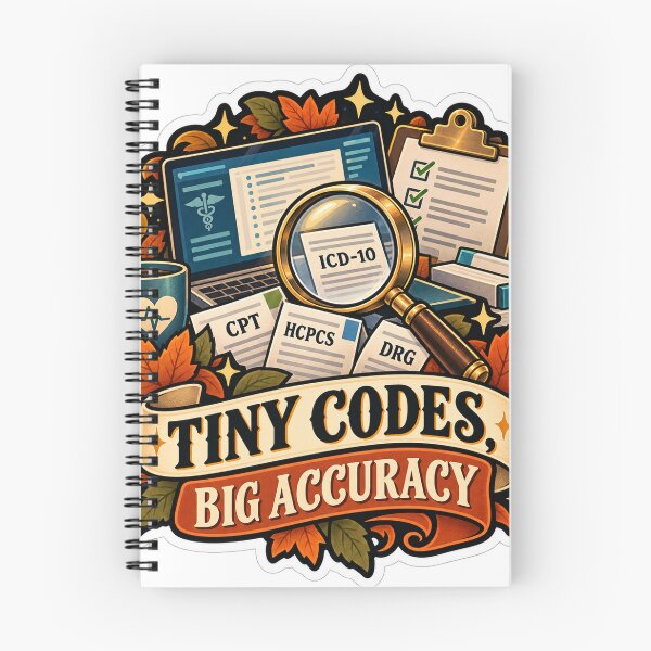 Item preview, Tiny Codes, Big Accuracy Medical Coder designed and sold by supertae.