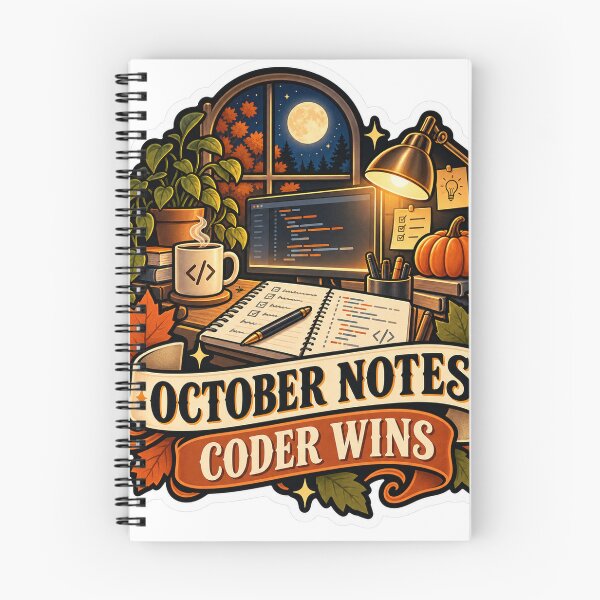 Item preview, October Notes, Coder Wins Medical Coder designed and sold by supertae.