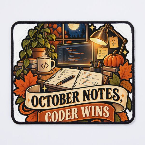 Item preview, October Notes, Coder Wins Medical Coder designed and sold by supertae.